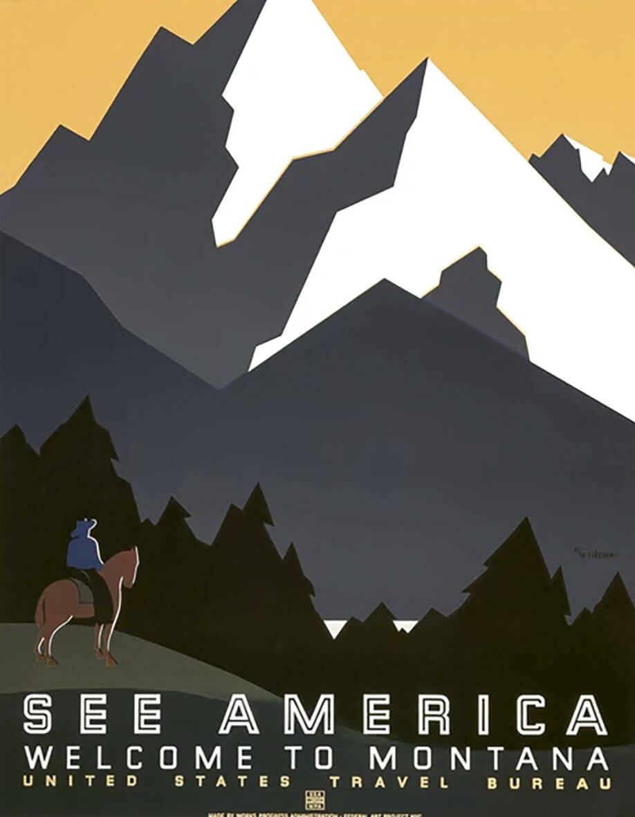 Martin Weitzman’s See America poster design