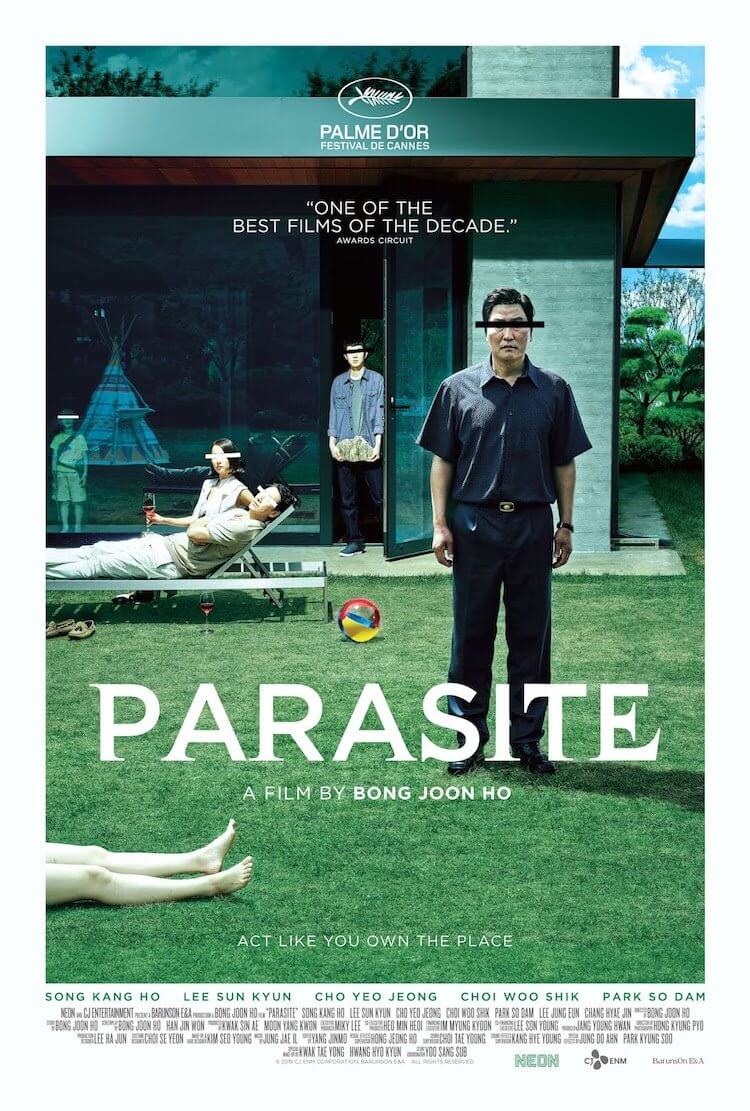 The poster for the film Parasite